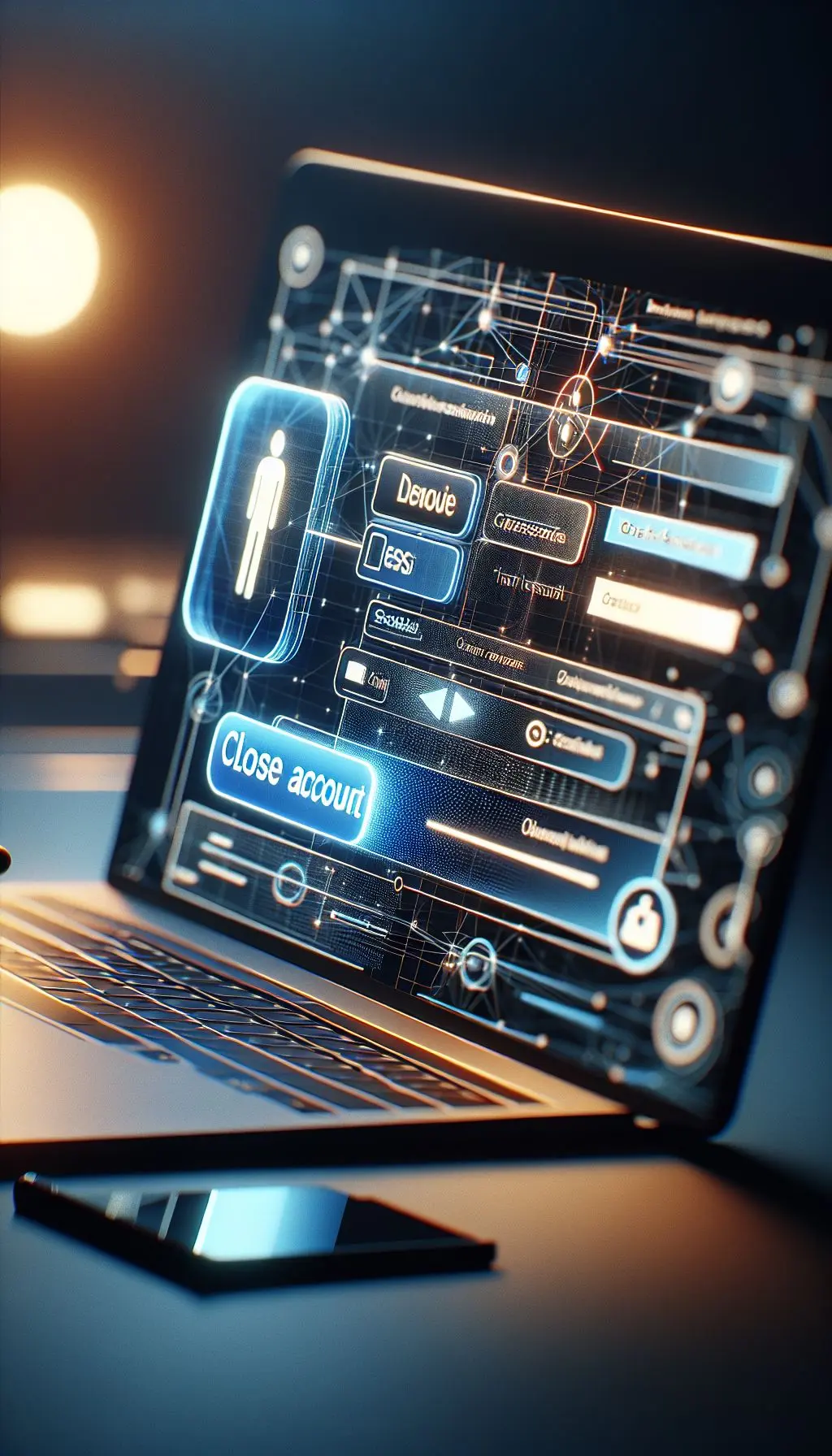 Pasos para eliminar cuenta Stake en la configuración del usuario